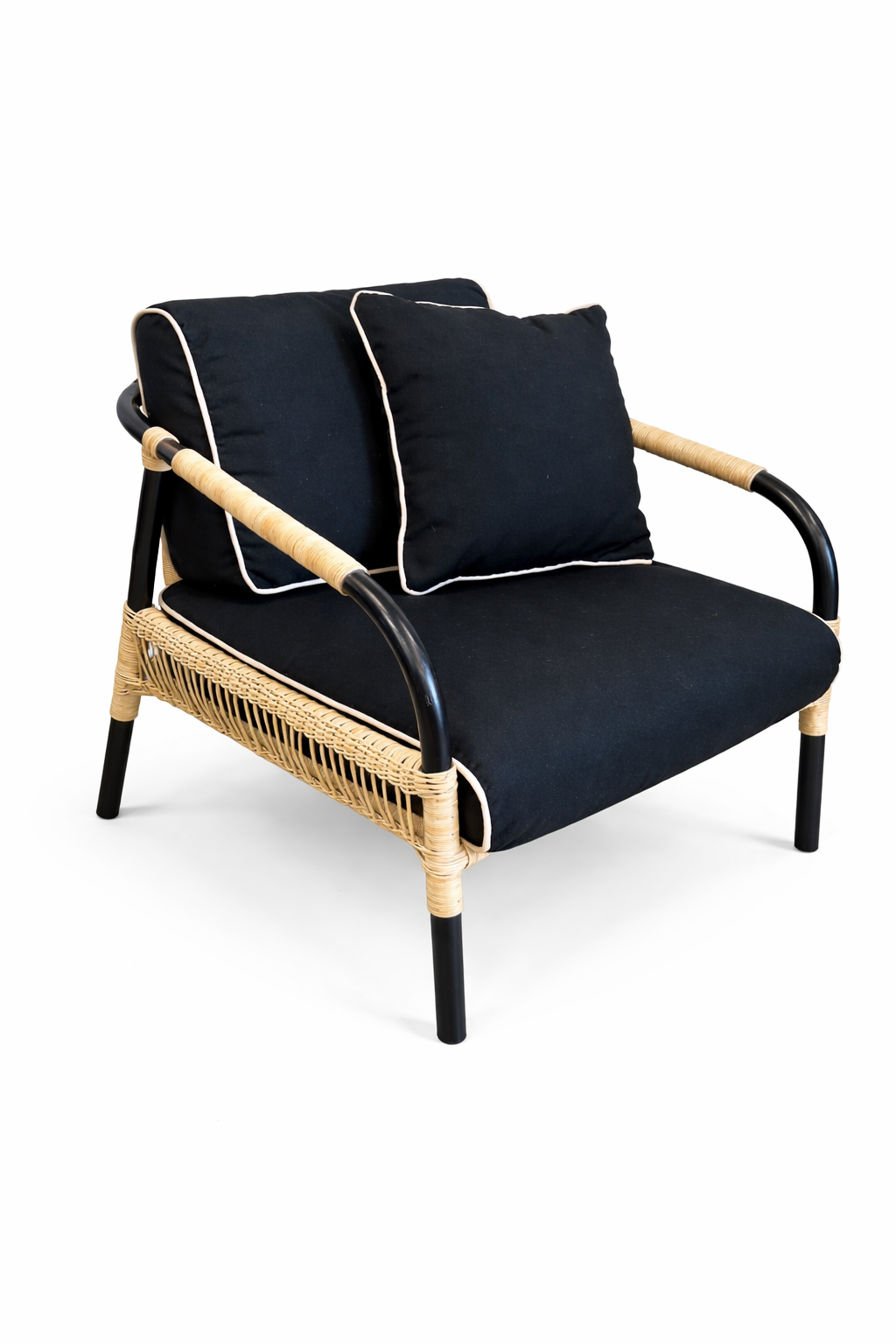 Syros Arm Chair (Black)