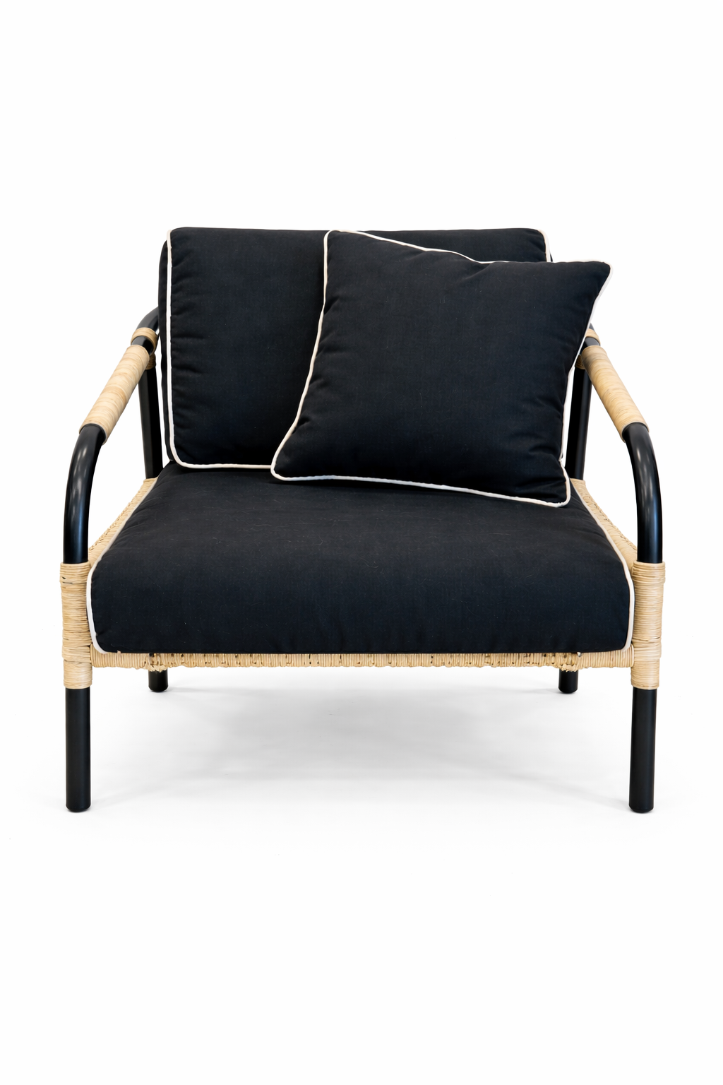 Syros Arm Chair (Black)